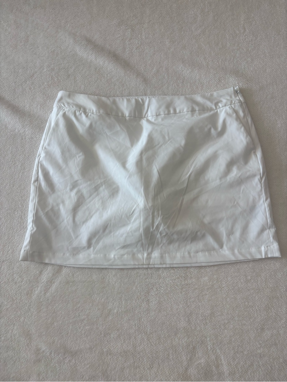 Nike White Dri-FIT Golf Skirt